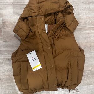 lululemon athletica Brown Puffer Vest